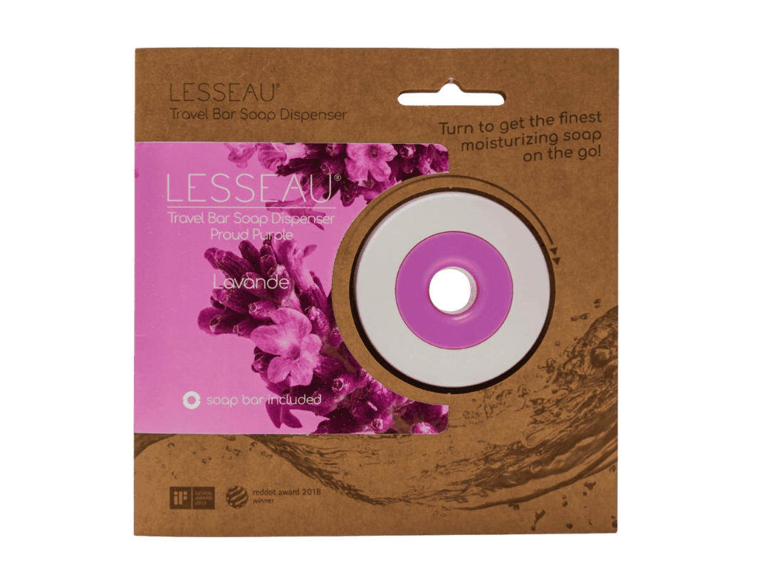 Travel Dispenser Proud Purple Lesseau