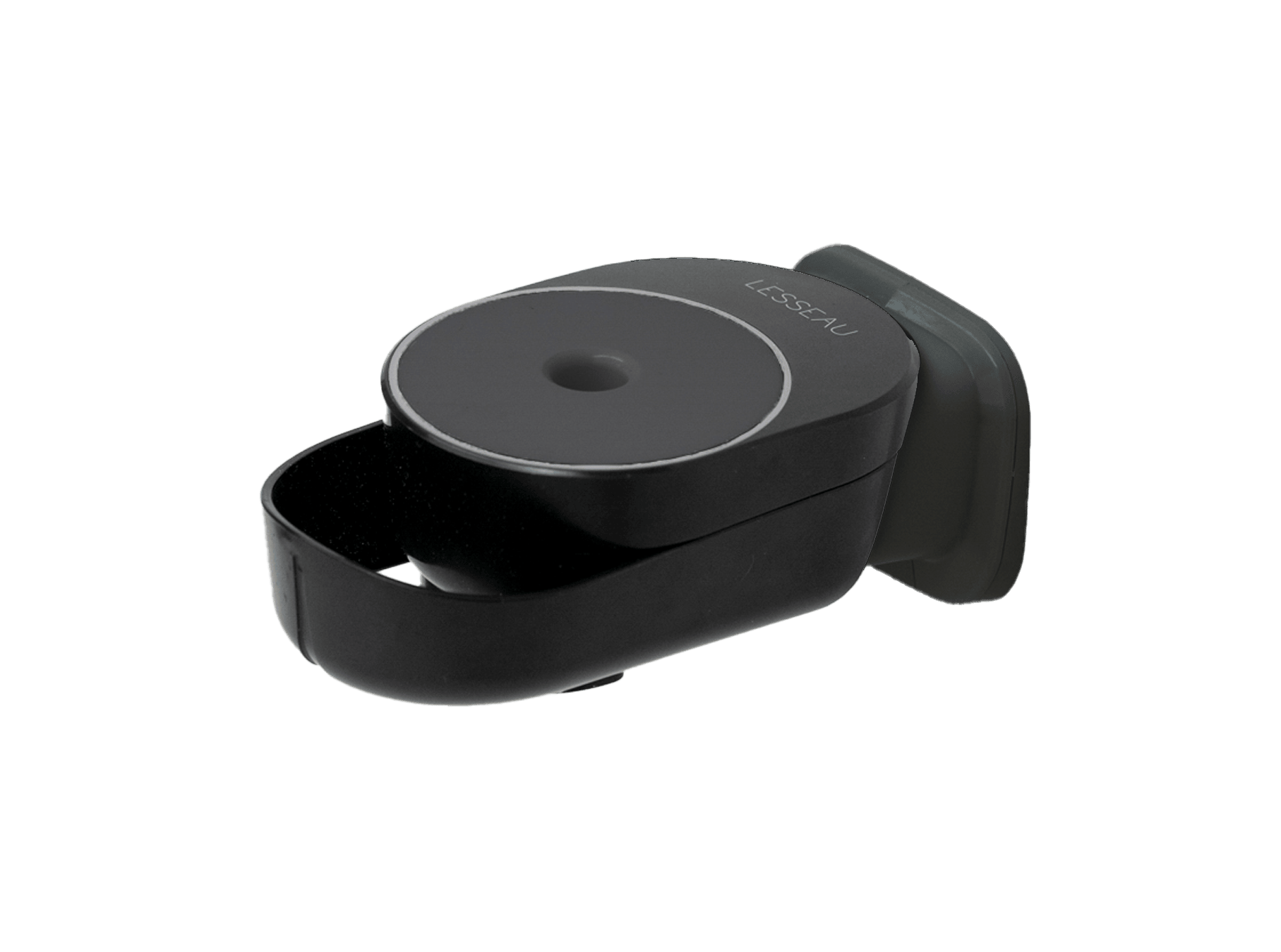 manual bar soap dispenser Lesseau black