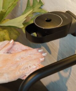 Handmatige zeepdispenser zwart