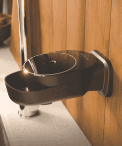 Handmatige zeepdispenser zwart van Lesseau