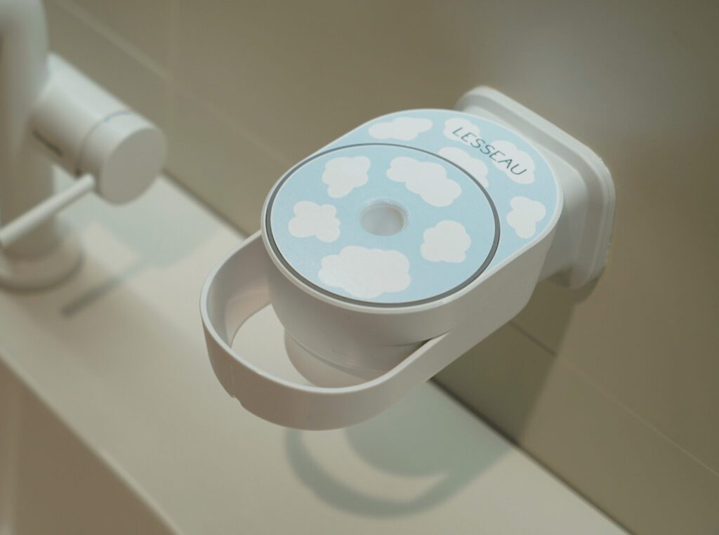 Zeepdispenser kinderen cloudy blue