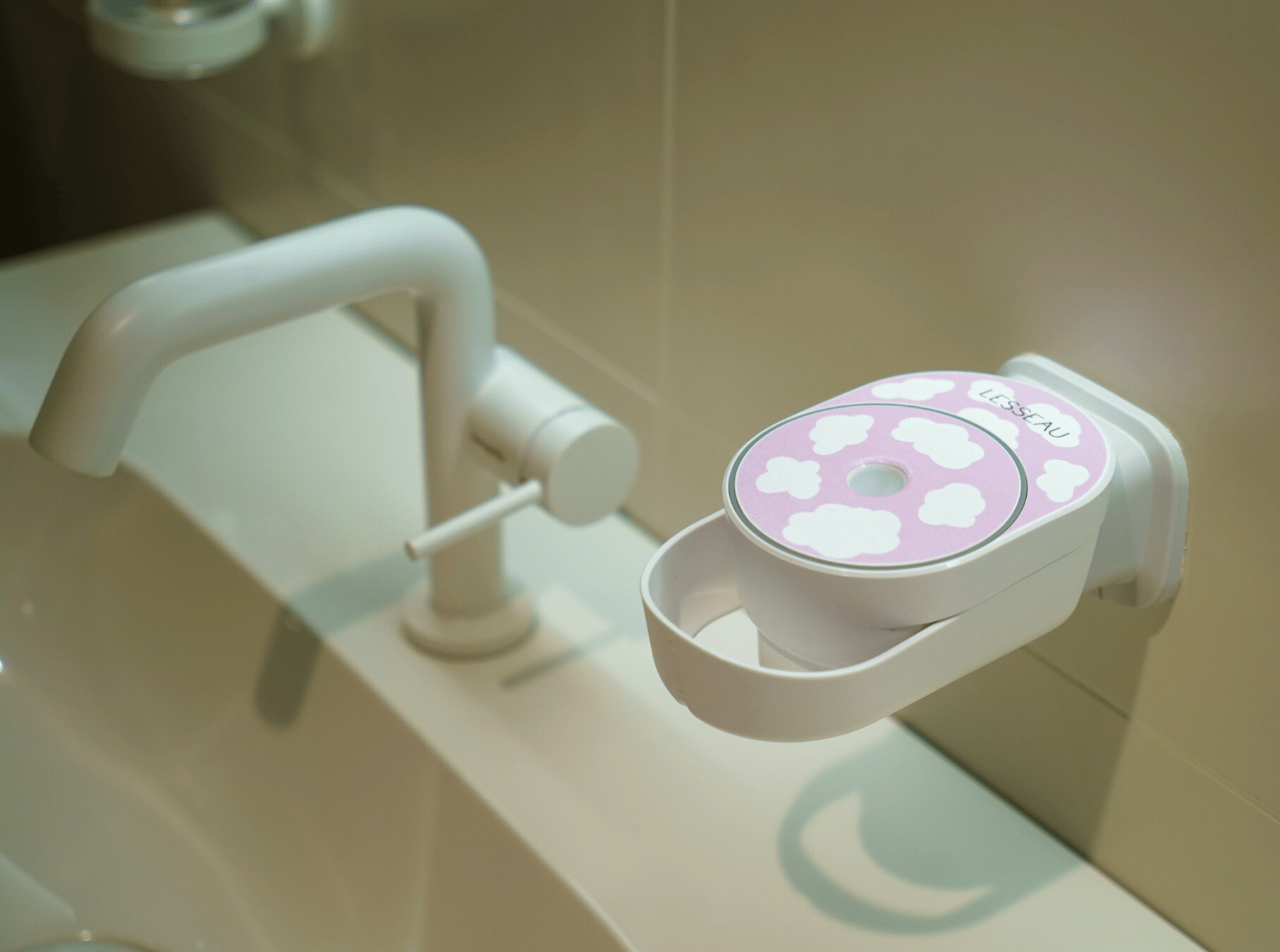 Handmatige zeepdispenser | Pink Sky Junior - Afbeelding 3