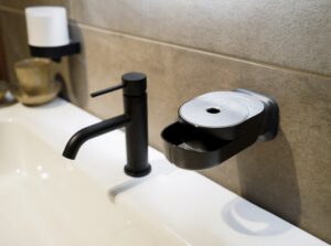 Luxe zeepdispenser zilver