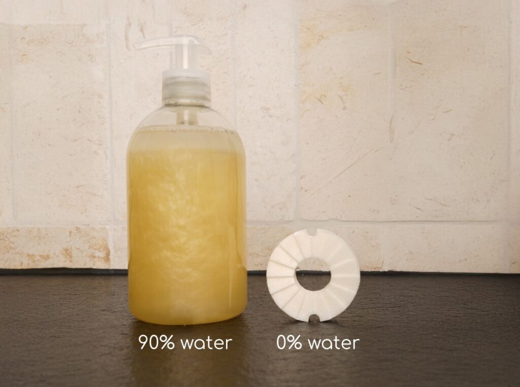 duurzaamheid van lesseau vloeibare zeep vs blokzeep